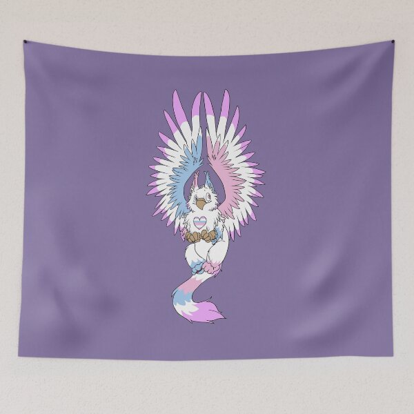 Item preview, Intersexual Pride Griffin designed and sold by Beckasaurus.