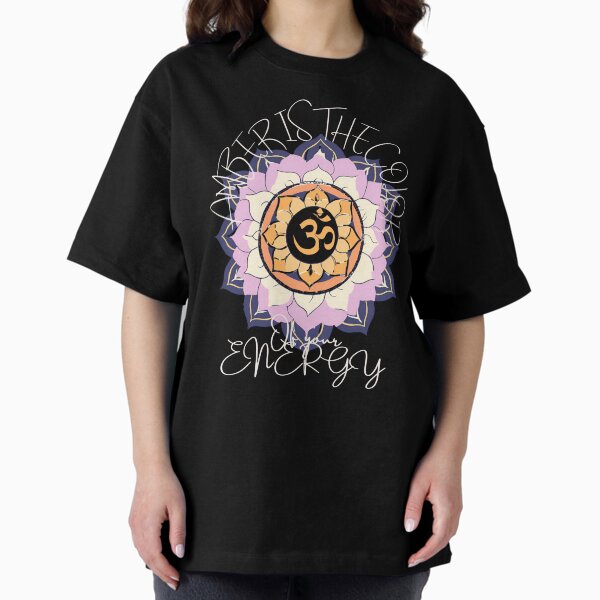 Item preview, Amber is the color of your energy. Om, mandala designed and sold by ShilohNoelleco.
