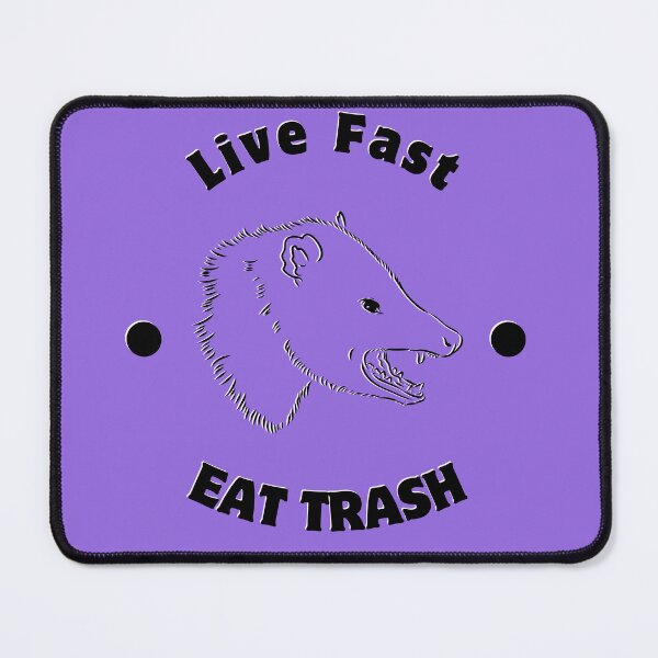 Item preview, Live Fast Eat Trash | Possum Creed designed and sold by SteelWalrus.