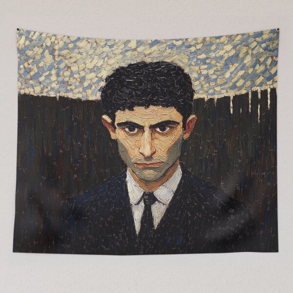 Item preview, Franz Kafka | Post-impressionist painting style designed and sold by ComicsFactory.