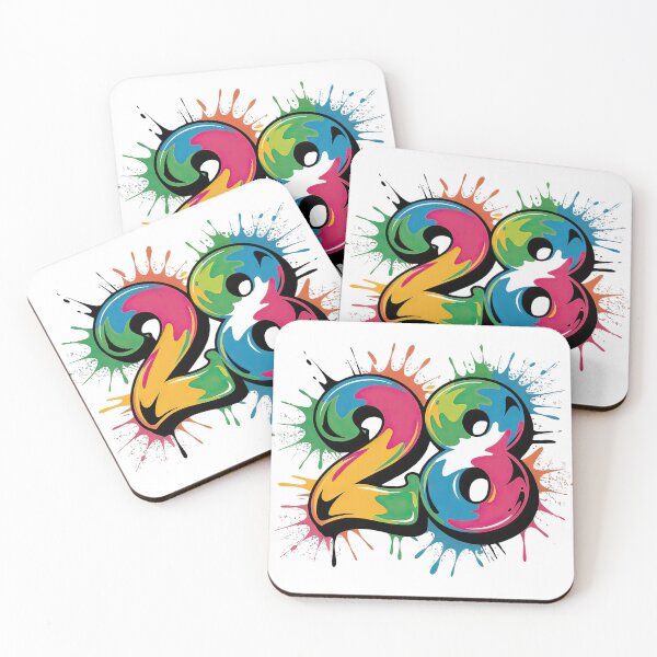 Item preview, Number 28 Graffiti Style – Wealth & Prosperity with a Bold Twist designed and sold by RvinJo8.