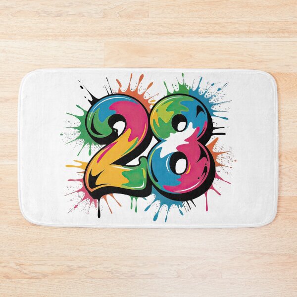 Item preview, Number 28 Graffiti Style – Wealth & Prosperity with a Bold Twist designed and sold by PING 999 STUDIO.