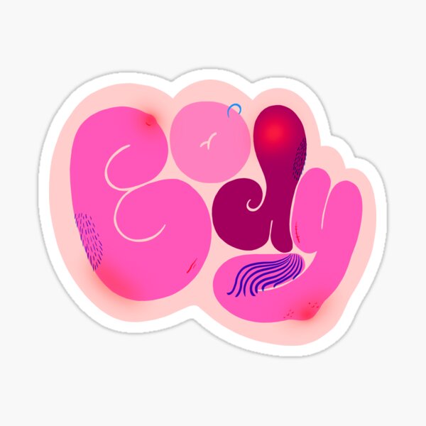 Peach Body Sticker