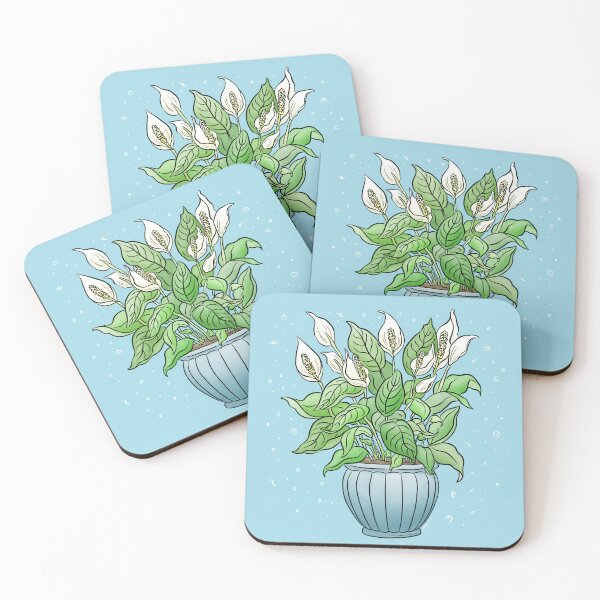 Item preview, Peace lily designed and sold by doodletokki.