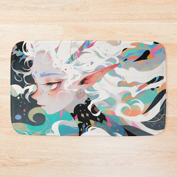Item preview, Dreamy Surreal Elf Anime Girl designed and sold by bubblegoth.