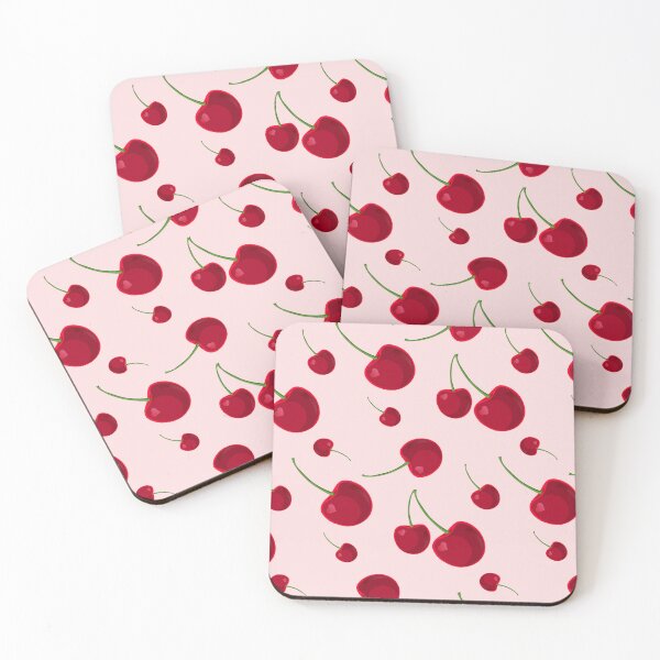 Item preview, Pink Cherry Aesthetic Pattern designed and sold by TropicalTrails.