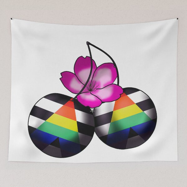 Item preview, PRIDE CHERRY- STRAIGHT ALLY designed and sold by Bunny Loven.