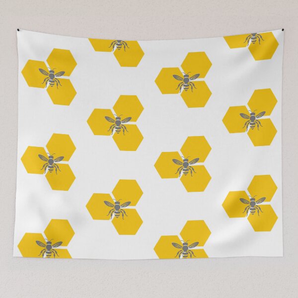 Item preview, Honey Bee on Honey Comb designed and sold by FlipStitch Tees.