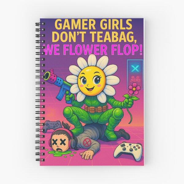 Item preview, Gamer Girls Don't Teabag, we flower flop! designed and sold by abaddonmystery.