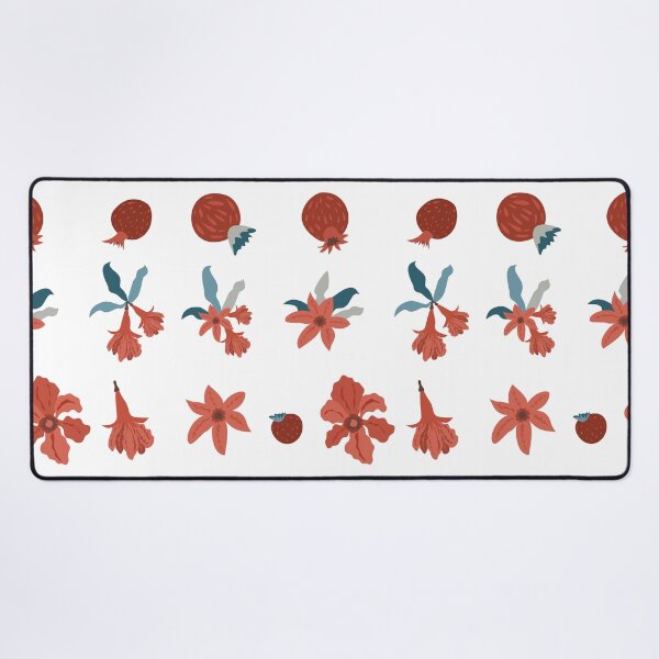 Item preview, A bright sticker pack with flowers and pomegranates in a bright color palette designed and sold by olenapetol.