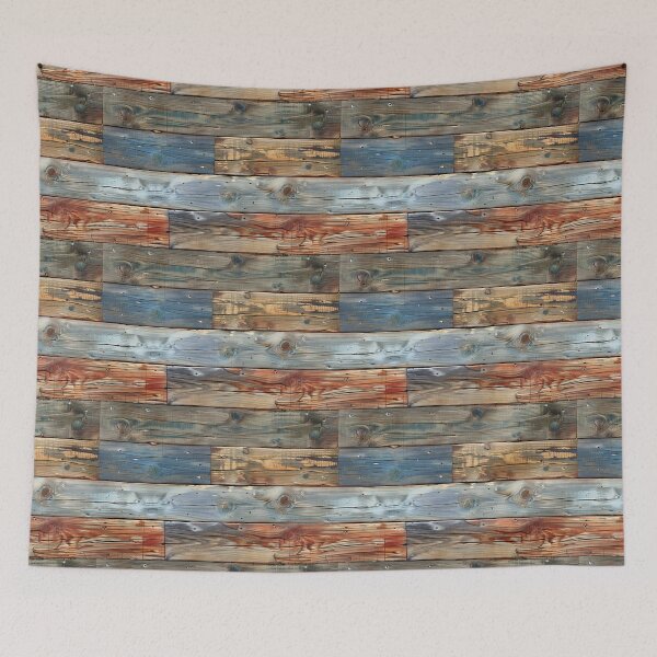 Item preview, Rustic Wooden Plank Patchwork Pattern designed and sold by NTGUILTY.