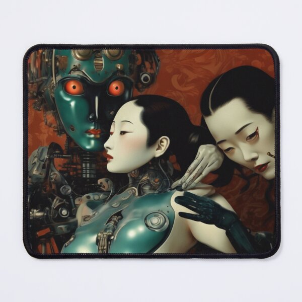 Item preview, Robot Shunga Hybrid Imitation Japanese Erotica #181 designed and sold by NickWhittleArt.