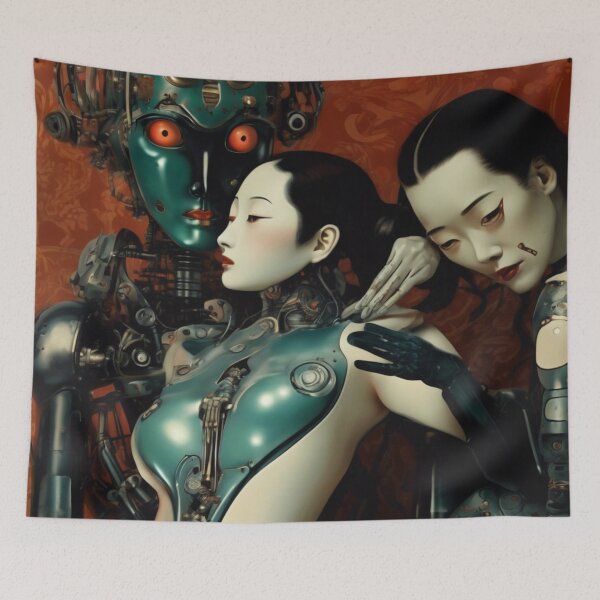 Artikelvorschau, Roboter Shunga Hybrid Imitation Japanische Erotik #181 entworfen und verkauft von NickWhittleArt.