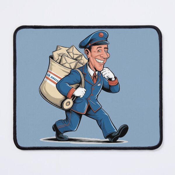 Item preview, Funny Postman designed and sold by WikaKowalczyk.