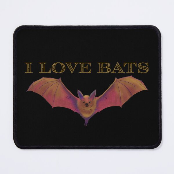 Item preview, I Love Bats, Cute Bat, Ecology, Bat Awareness, I Heart Bats, Save the Bats, Animal Conservation, Halloween Bat designed and sold by mermaidronnie.
