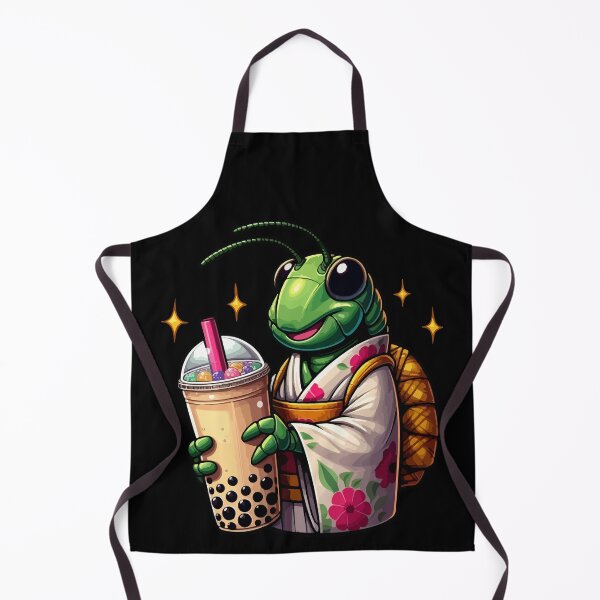 Item preview, Grasshopper Bubble Boba Tea Anime Cute Kawaii designed and sold by Artistoos.