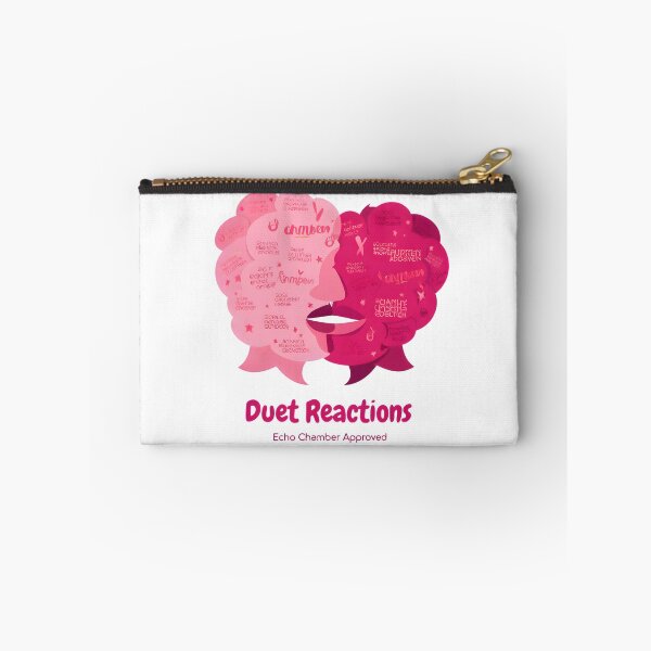 Item preview, Duet Reactions: Echo Chamber Approved" - Vibrant Pink Speech Bubble Face Design designed and sold by AnnDesignStudio.