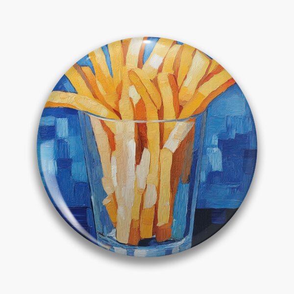 Item preview, French fries | Post-impressionist painting style designed and sold by ComicsFactory.