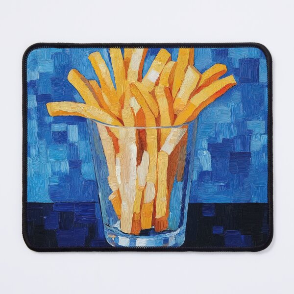 Item preview, French fries | Post-impressionist painting style designed and sold by ComicsFactory.