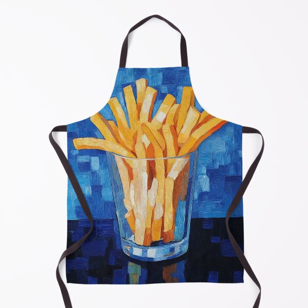 Item preview, French fries | Post-impressionist painting style designed and sold by ComicsFactory.