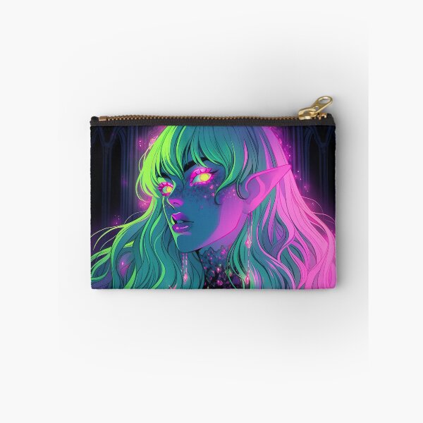 Item preview, Neon Witch Cathedral Fantasy Anime Girl designed and sold by bubblegoth.