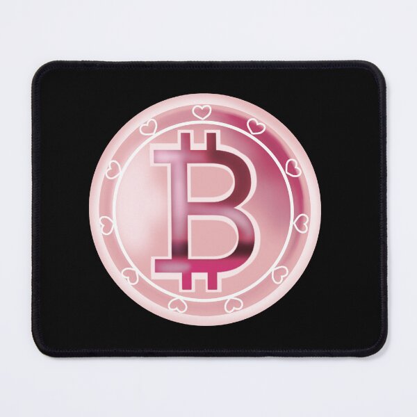 Item preview, Bitcoin symbol, silhouette art, Bitcoin money symbol, Bitcoin sign in pink designed and sold by katecheerycake.