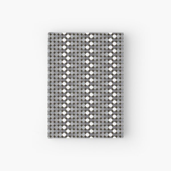Gray Polka Dots Hardcover Journal