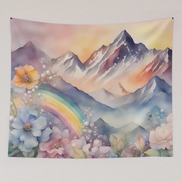 Item preview, Rainbow Mountain Paradise designed and sold by CalmnessbyChoice.