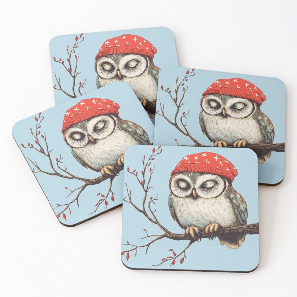 Item preview, Vintage Sleepy Owl designed and sold by RoseoftheWild.