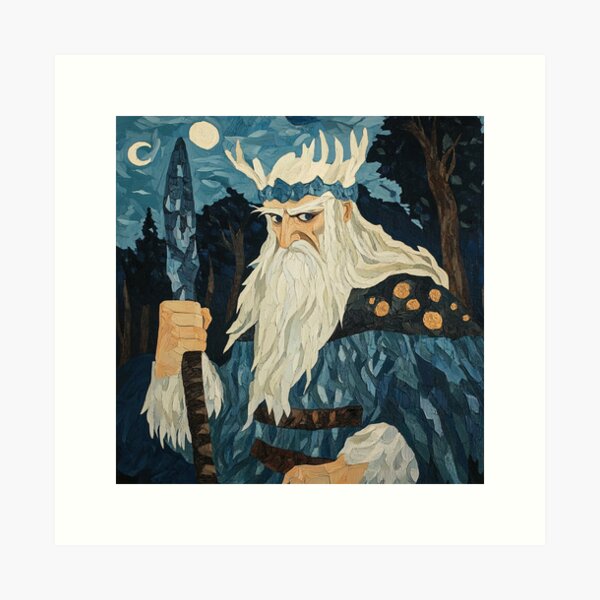 Item preview, Freyr | Post-impressionist painting style designed and sold by ComicsFactory.