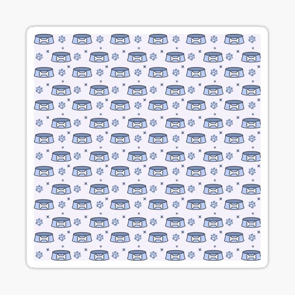 Item preview, Seamless pattern with pet bowls  designed and sold by SimoesArtistry.