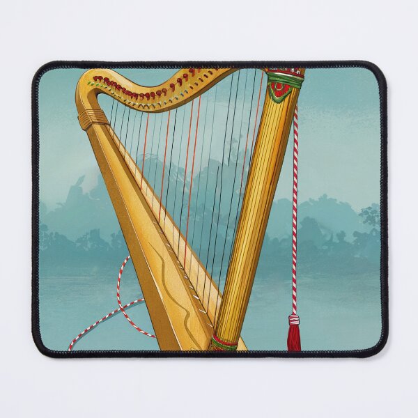 Item preview, El Arpa (The Harp) Lotería Card 53 designed and sold by matteflor.