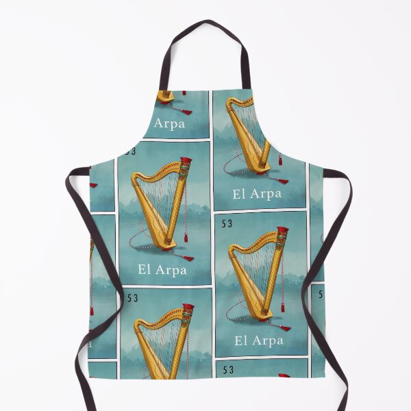Item preview, El Arpa (The Harp) Lotería Card 53 designed and sold by matteflor.