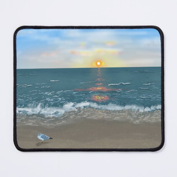 Item preview, Shoreline Reflection and Seagull  designed and sold by AmbientArtCo.