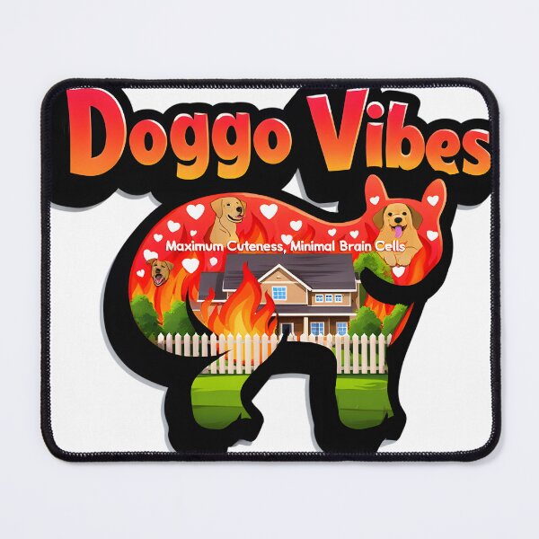 Item preview, Doggo Vibes  Funny Dog Lover T-Shirt Maximum Cuteness, Minimal Brain Cells designed and sold by AnnDesignStudio.