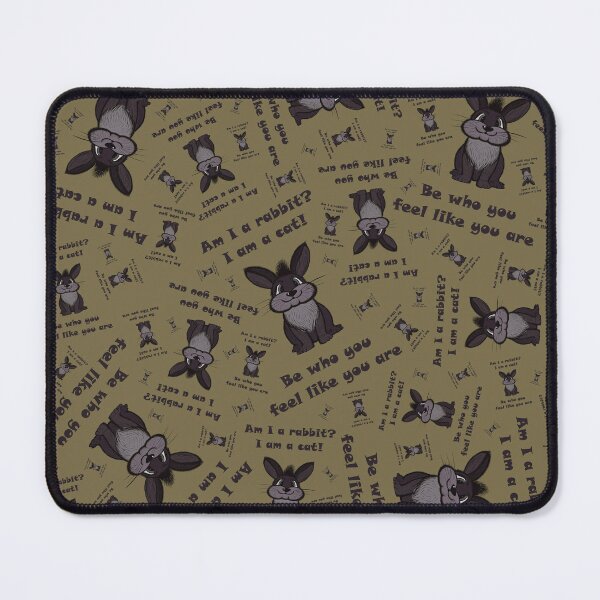 Item preview, Pattern with rabbits and inscriptions designed and sold by Cherevan.