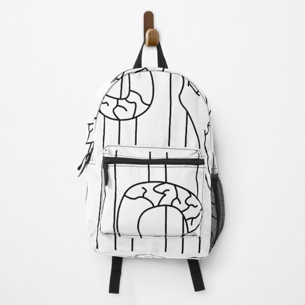 Item preview, Imprisoned daemon with horns behind bars and symbolic glyphs designed and sold by estebansequeira.