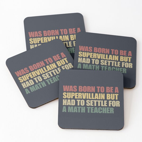 Item preview, Supervillain Dreams Math Teacher Reality designed and sold by SweetLog.