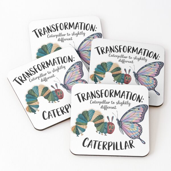 Item preview, Whimsical Caterpillar Transformation Tee - Funny Self-Improvement Shirt designed and sold by AnnDesignStudio.