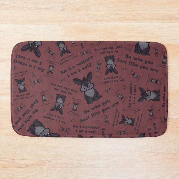 Item preview, Pattern with rabbits and inscriptions designed and sold by Cherevan.