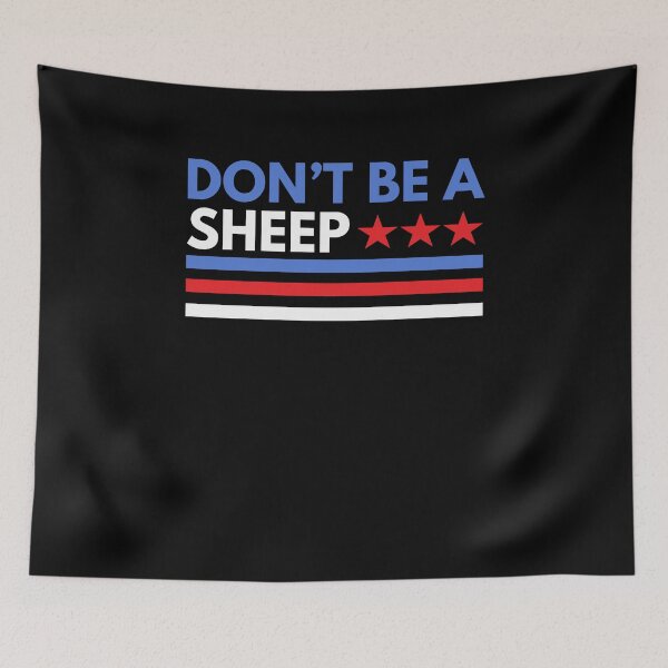Item preview, Don't be a sheep funny election humor joke designed and sold by snowry.