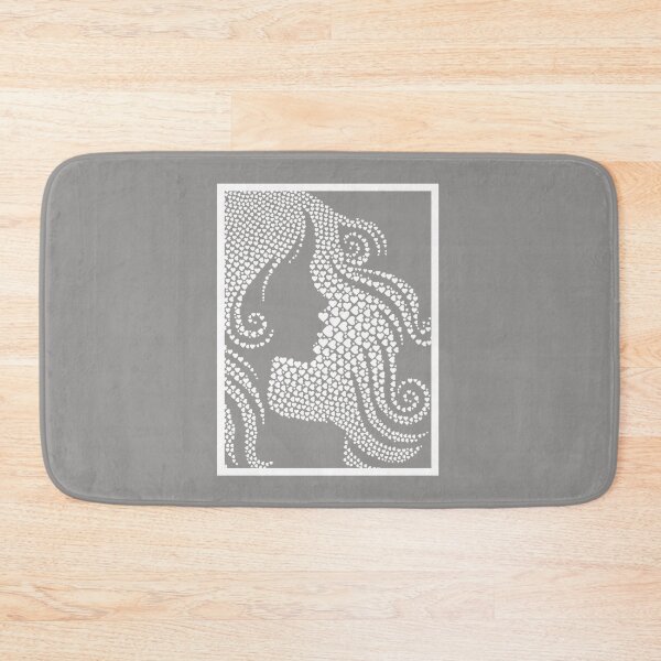 Item preview, Flowing White Portrait Design #1437 designed and sold by topzmart.