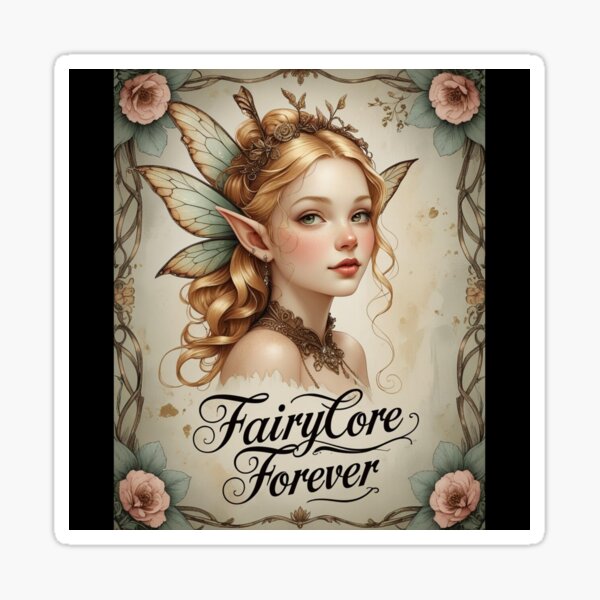Item preview, Fairycore, Fairycore Aesthetic TShirt, Fantasy Fairy Art Tee, Whimsical Fairytale Design, Soft Casual Top, Ethereal Fairycore Fashion designed and sold by fenrirwulf68.