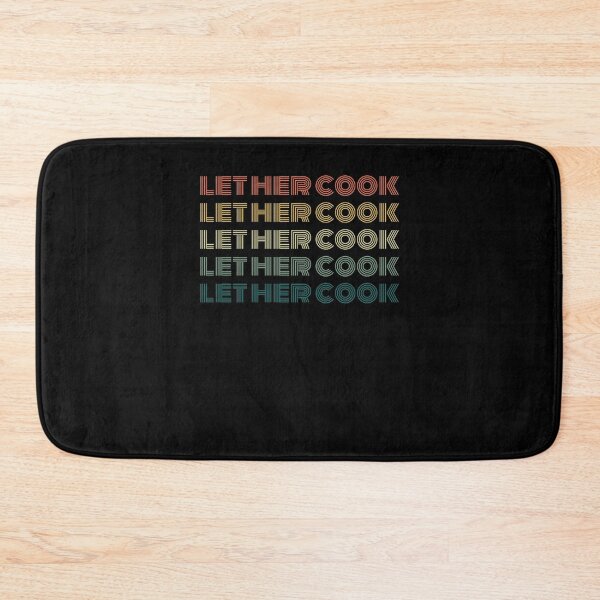 Item preview, Let her cook retro funny saying meme thanksgiving humor designed and sold by snowry.
