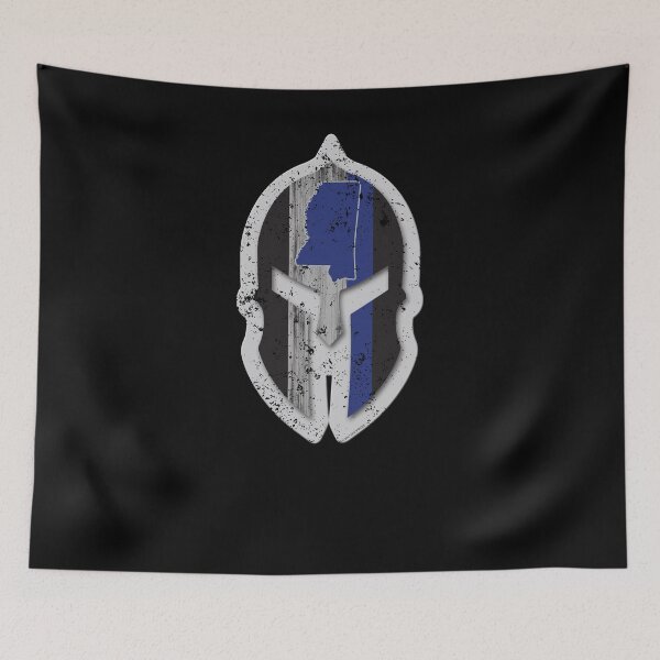 Item preview, Mississippi Highway Patrol Shirt Thin Blue Line Spartan Helmet designed and sold by shoppzee.