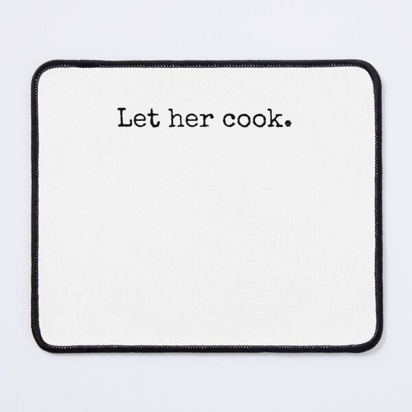 Item preview, Let her cook vintage funny saying meme thanksgiving humor designed and sold by snowry.