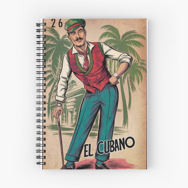 Item preview, El Cubano (The Cuban) Lotería Card 26 designed and sold by matteflor.