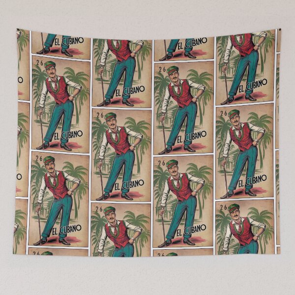 Item preview, El Cubano (The Cuban) Lotería Card 26 designed and sold by matteflor.
