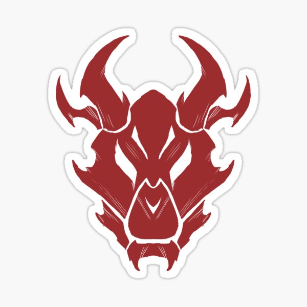 Item preview, Dragon face red designed and sold by Deadman7600.