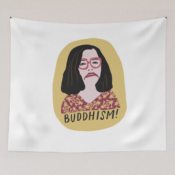 Item preview, BUDDHISM!  White Lotus Inspired Hand Drawn Artwork  designed and sold by jodibeingjodi.